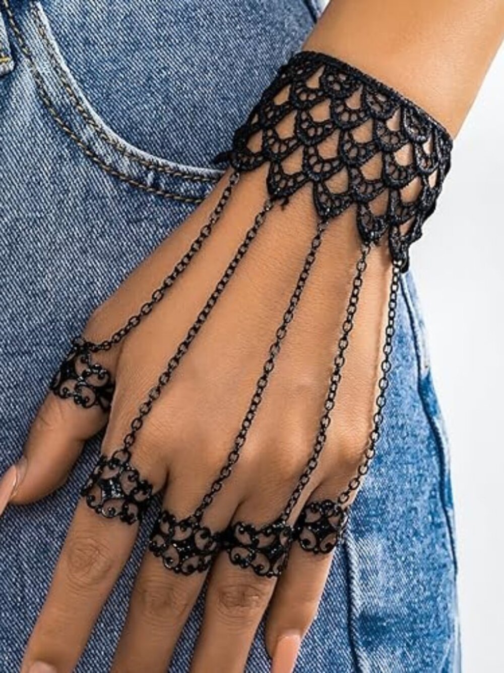 New - 1Pcs Gothic Bracelets Finger Nails Tip Claw Rings for Women